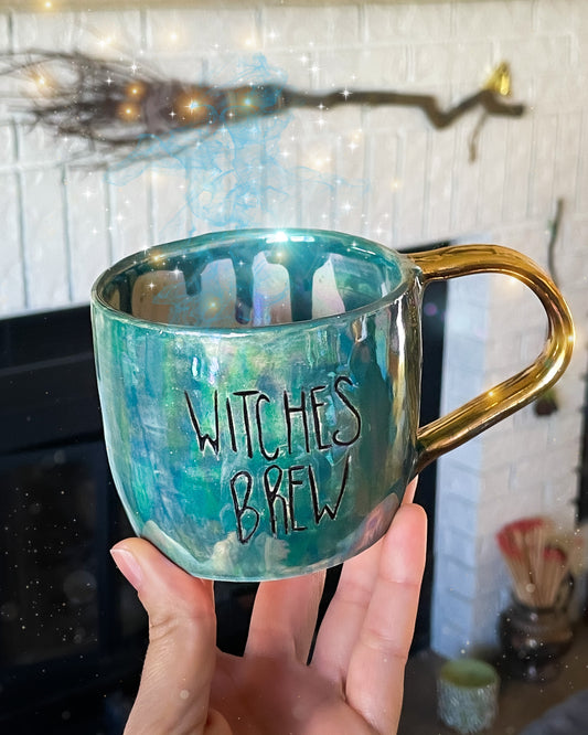 Teal Aura Witches’ Brew Mug