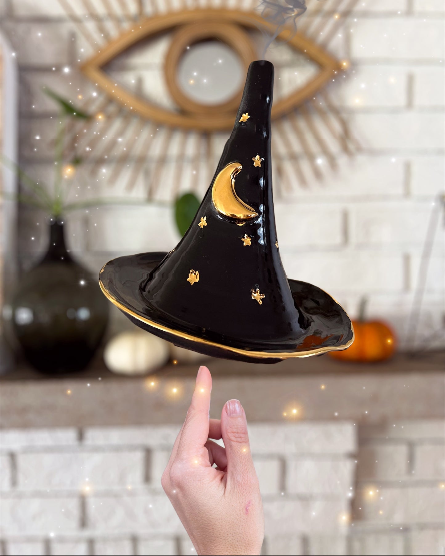 Witch Hat Incense Burner