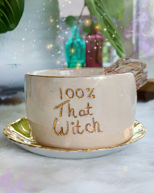 100% That Witch Smudge Pot