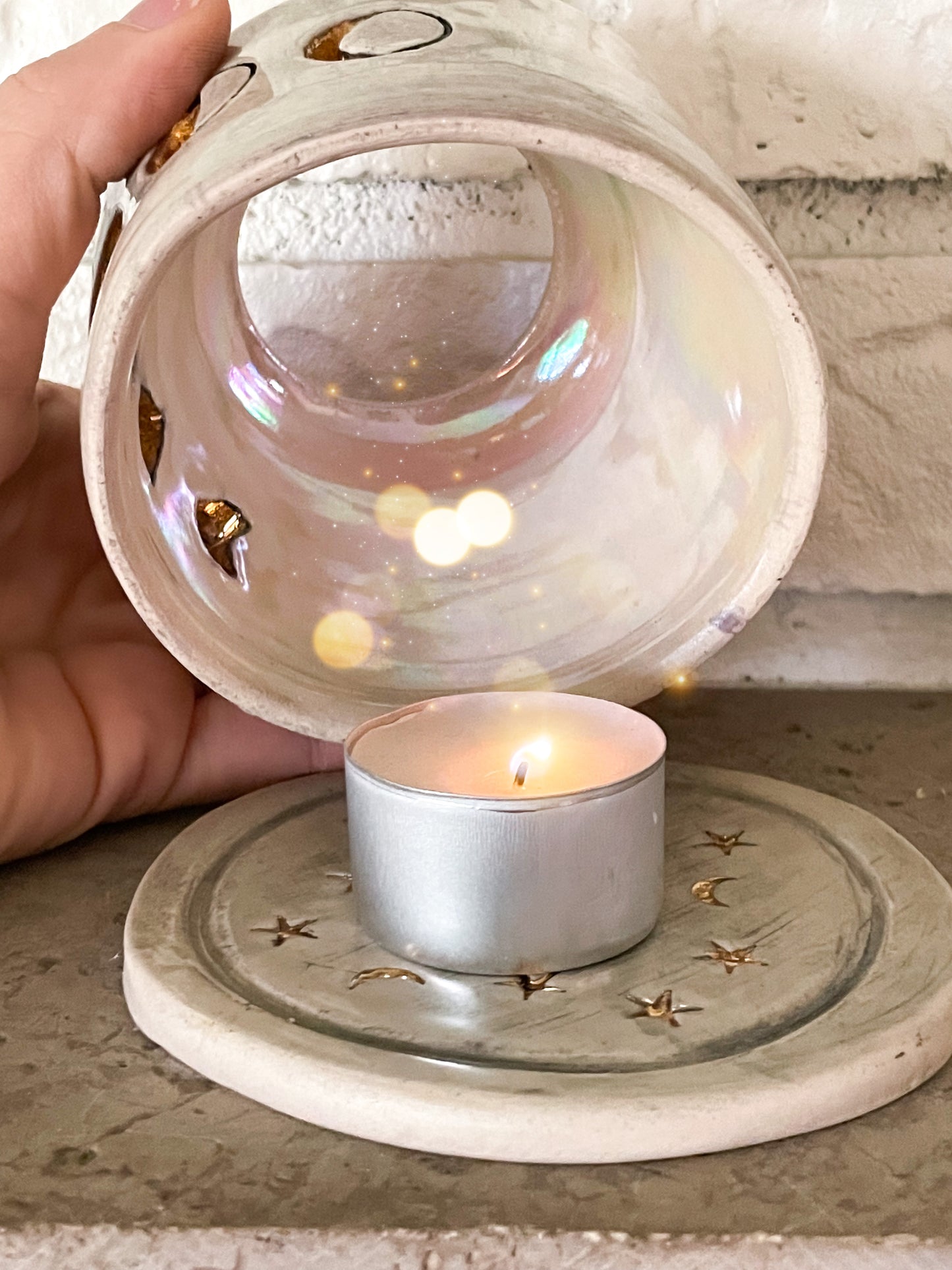 Moon Phase Candle Holders