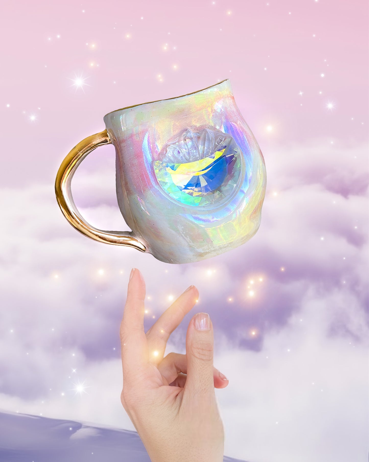 8oz Moon Prism Mug