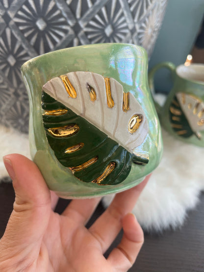 Monstera Crystal Ball Stand or 3 Inch Planter