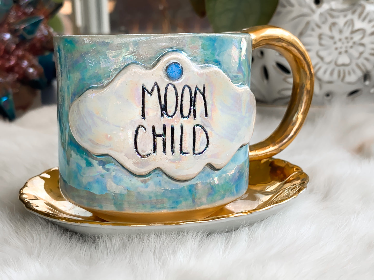 Moon Child Mug With Labradorite